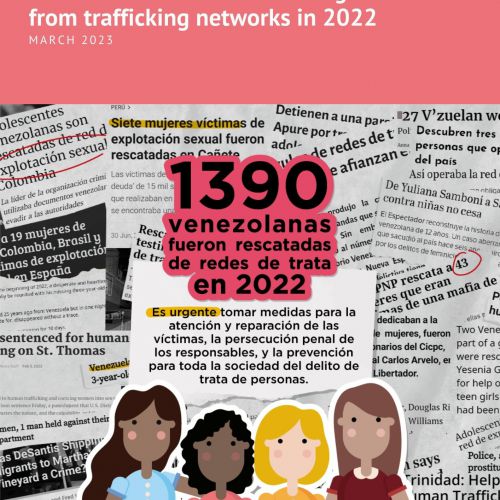 thumbnailimage of Results of the monitoring of media reports of Venezuelan women and girls rescued from trafficking networks in 2022